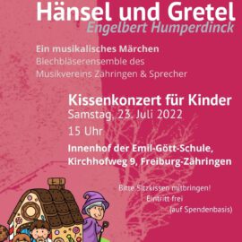 Kissenkonzert für Kinder am 23.07.2022 – Hänsel und Gretel