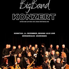 BigZBand-Konzert am 11.12.22 um 18 Uhr