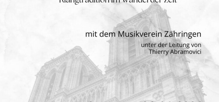 Kirchenkonzert am Sonntag 26. April um 18 Uhr Kirchenkonzert am Sonntag 26. April um 18 Uhr